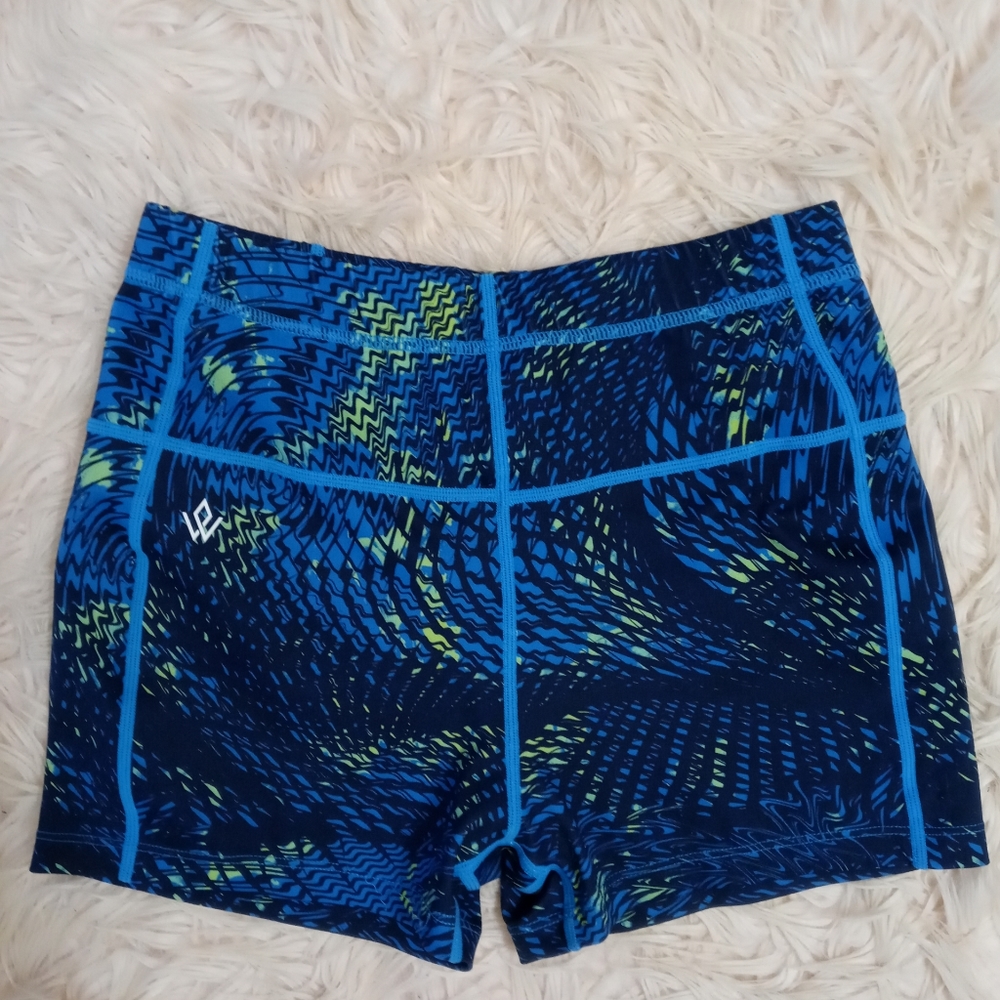 Workout Empire Blue & Black Shorts sz L